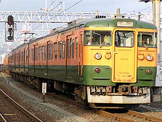 115系600番台 湘南色 (クハ115-615) JR東海道本線 浜松