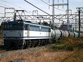 EF65型0番台 貨物色 (EF65-129) 浜川崎〜川崎新町