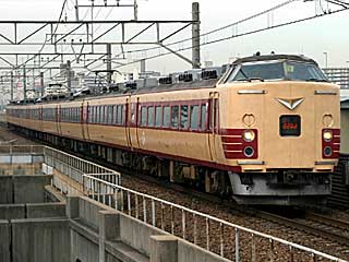 特急「さざなみ」 183系0番台 国鉄色 (クハ183-31) JR京葉線 舞浜