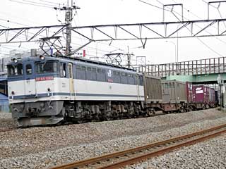 EF65型1000番台 特急色 (EF65-1068) JR武蔵野貨物線 新鶴見〜府中本町