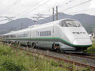 E3系1000番台 つばさ色 (E311-1003) JR奥羽本線 中川〜赤湯