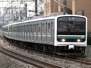 E501系0番台 常磐色 (クハE501-1002) JR常磐線 新松戸