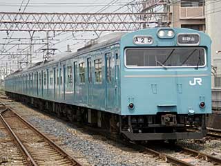 103系 スカイブルー (クハ103-842) JR阪和線 東岸和田