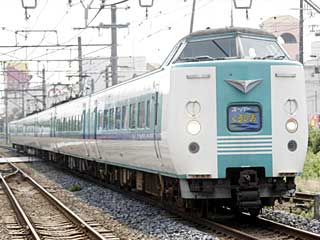 381系100番台 国鉄色 (クハ381-504) JR阪和線 東岸和田