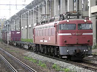 EF81型400番台 一般色白帯 (EF81-403) JR鹿児島本線 西小倉