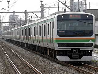 E231系1000番台 湘南色 (クハE231-8046) JR高崎線 北上尾