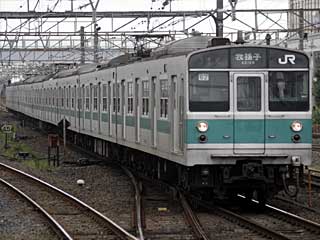 203系100番台 エメラルドグリーン (クハ203-102) JR常磐緩行線 松戸