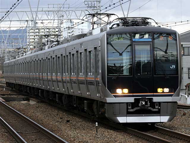 321系0番台 紺帯 (クモハ321-1) 塚本