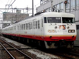 快速「サンライナー」 117系0番台 サンライナー色 (クハ116-19) JR山陽本線 倉敷