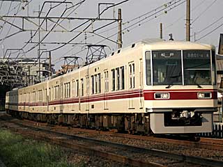 8800形 マルーン帯 (8801-6) 新京成電鉄 常磐平〜八柱 8801F