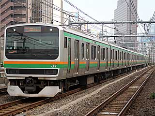 E231系1000番台 湘南色 (クハE231-8540) JR山手貨物線 新宿〜池袋