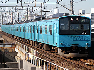 201系 スカイブルー (クハ201-109) JR京葉線 舞浜
