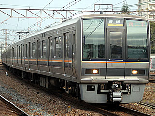 207系1000番台 紺帯 (クハ206-1043) JR東海道本線 新大阪