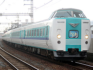 381系100番台 くろしお色 (クハ381-112) JR梅田貨物線 西九条〜新大阪