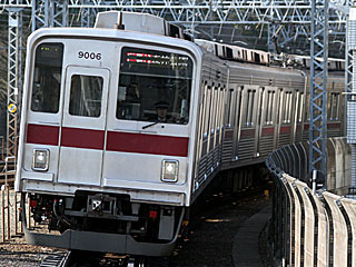 9000系 マルーン帯 (9006) 東急東横線 多摩川 9106F