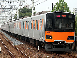50050系 オレンジ (51061) 東武伊勢崎線 梅島 51061F