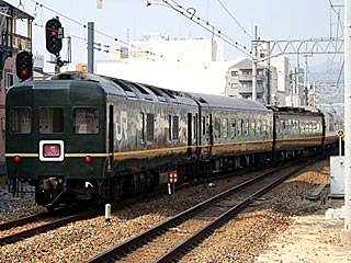 24系25形寝台車 金帯 (カニ24-13) JR東海道本線 西宮
