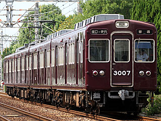 3000系 (3007) 阪急伊丹線 新伊丹〜伊丹 3052F
