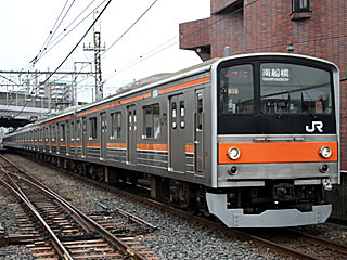 205系0番台 武蔵野色 (クハ205-50) JR武蔵野線 武蔵浦和 千ケヨM10編成