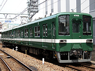8000系 更新車青帯 (8568) 東武亀戸線 曳舟