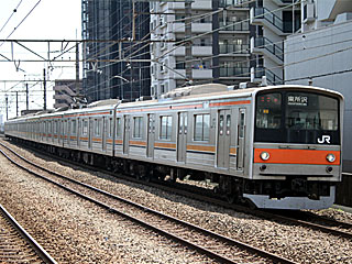 205系5000番台 武蔵野色 (クハ204-6) JR武蔵野線 新座 千ケヨM8編成