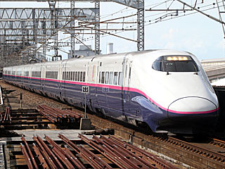 特急「とき」 E2系1000番台 はやて色 (E223-1024) JR上越新幹線 大宮 J74編成