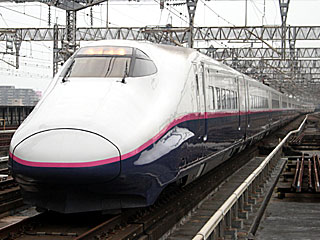 E2系1000番台 はやて色 (E223-1018) JR東北新幹線 大宮 J68編成