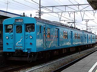 115系300番台 西日本色 (クモハ123-5) JR赤穂線 東岡山