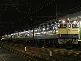 快速「津和野稲成初詣号」 EF65型1000番台 (EF65-1134) JR山陽本線 下関