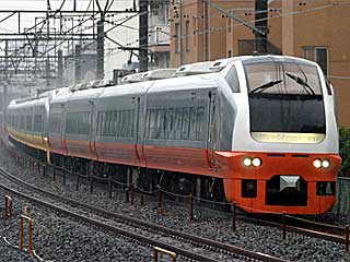 E653系0番台 フレッシュひたち車スカーレットブロッサム (クハE653-102) JR常磐線 松戸〜柏