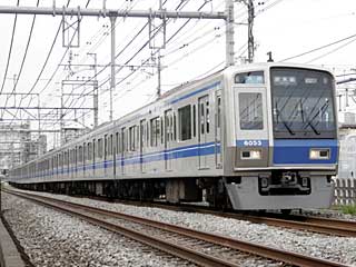 6050系 アルミ車青帯 (6053) 西武池袋線 西所沢〜所沢