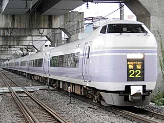「おはようライナー新宿」 E351系0番台 スーパーあずさ車 (クハE350-3) JR横須賀線 西大井