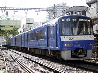 2100形 BLUE SKY TRAIN (2164) 京急本線 京急蒲田〜梅屋敷