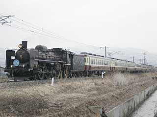 快速「SLばんえつ物語」 C57型 (C57-180) JR磐越西線 会津若松〜堂島