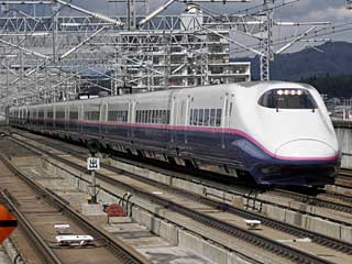 特急「はやて」 E2系1000番台 はやて色 (E223-1014) JR東北新幹線 北上