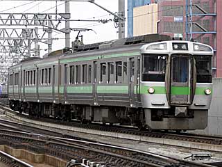 721系0番台 黄緑帯 (クモハ721-6) JR函館本線 札幌