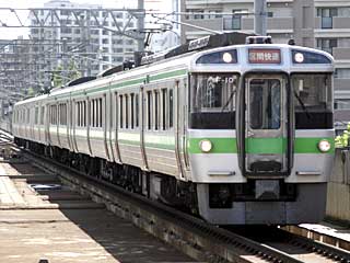 721系0番台 黄緑帯 (クモハ721-10) JR函館本線 桑園