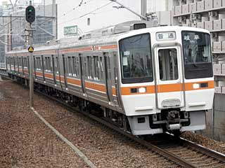 311系0番台 オレンジ帯 (クハ310-12) JR東海道本線 尾頭橋