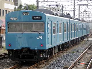 103系2500番台 スカイブルー (クモハ103-2504) JR阪和線 東岸和田