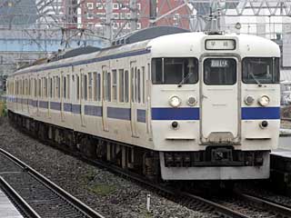415系0番台 国鉄色 (クハ411-203) JR鹿児島本線 西小倉