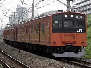 201系0番台 オレンジ (クハ200-49) JR中央本線 西国分寺