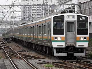211系2000番台 湘南色 (クハ211-2011) JR東海道本線 横浜