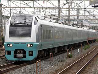 E653系0番台 フレッシュひたち車スカーレットブロッサム (クハE652-4) JR常磐線 柏〜松戸