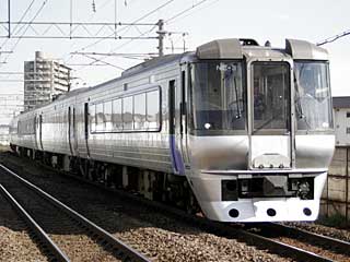 785系0番台 ラベンダー色 (クハ785-5) JR千歳線 新札幌