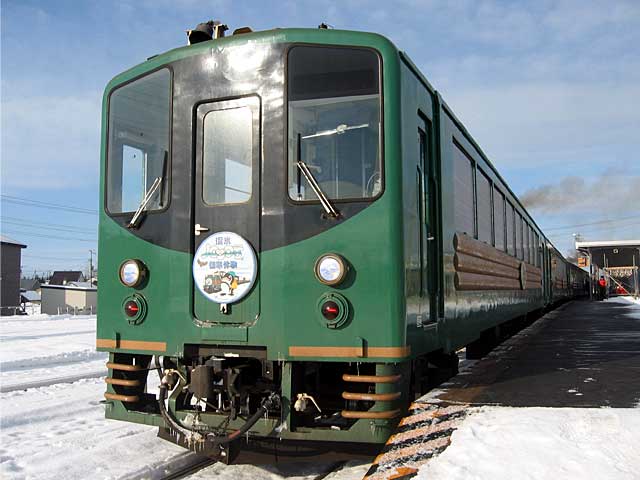 臨時「流氷ノロッコ号」 510系 釧路ノロッコ車 (オクハテ510-1) 知床斜里