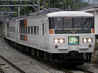 特急「はまかいじ」 185系200番台 湘南色 (クハ185-210) JR中央本線 高尾
