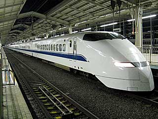 特急「のぞみ」 300系3000番台 青帯 (323-3002) JR東海道新幹線 京都
