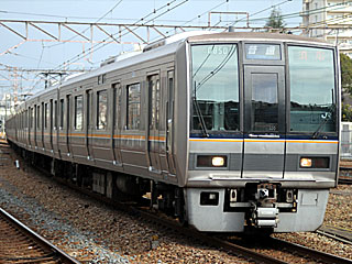 207系1000番台 青帯 (クハ206-1036) JR東海道本線 新大阪