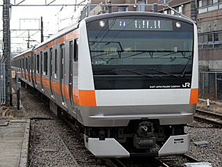 E233系0番台 オレンジ (クハE232-527) JR青梅線 西立川 八トタ青669編成