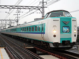 381系100番台 国鉄色 (クハ381-103) JR阪和線 美章園